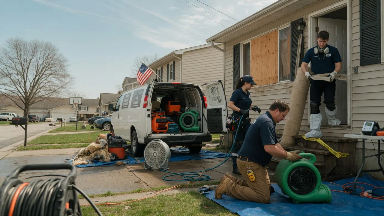 Water Damage Restoration in Markle, IN near me